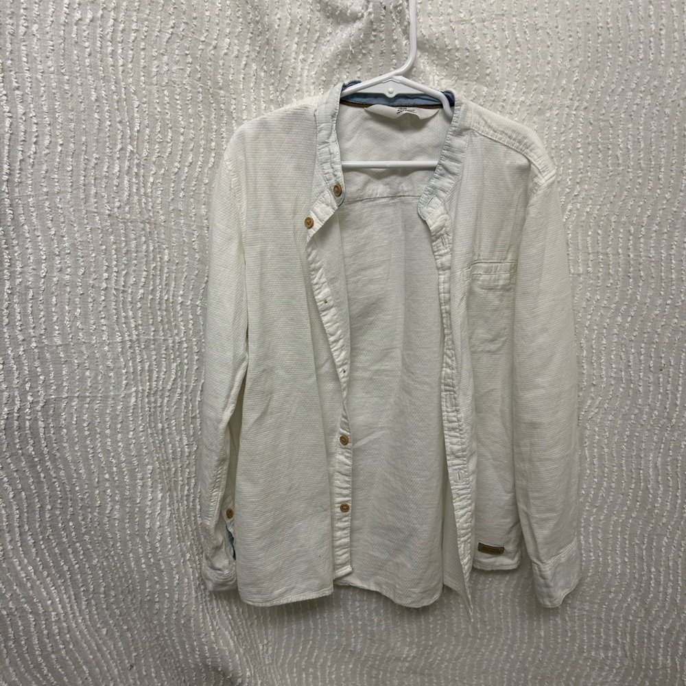 Kids White Button Down H&M Size 8 Dress Shirt
